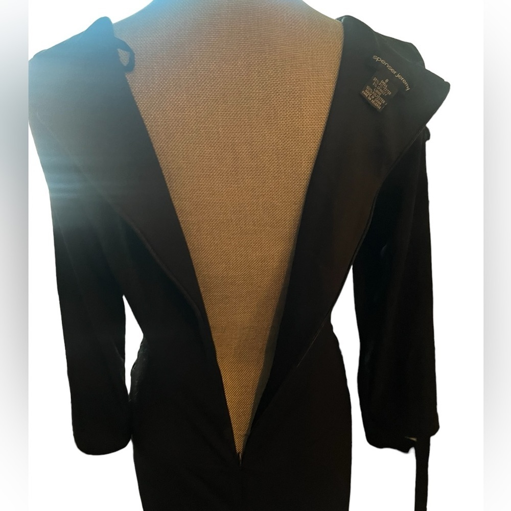 Spencer Jeremy Black Dress Size 8 - Picture 3 of 10